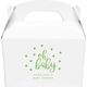 Confetti Dots Oh Baby Large Favor Boxes Image 1 of 3
